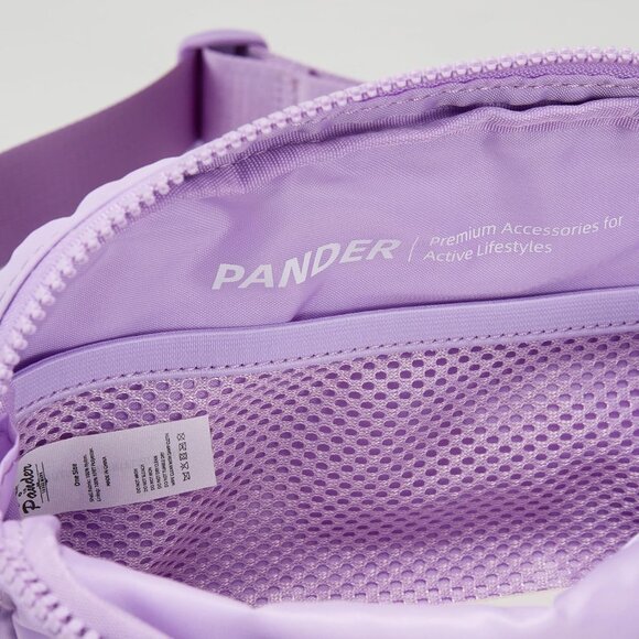 Lilac Large Nylon Belt Bag Fanny Pack with Adjustable Strap, Water-Resistant, Un - Picture 7 of 7